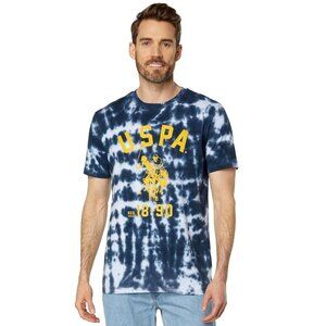 NWT - Men's U.S. POLO ASSN. Tie-Dye Graphic T-Shirt, Navy – Size XLT